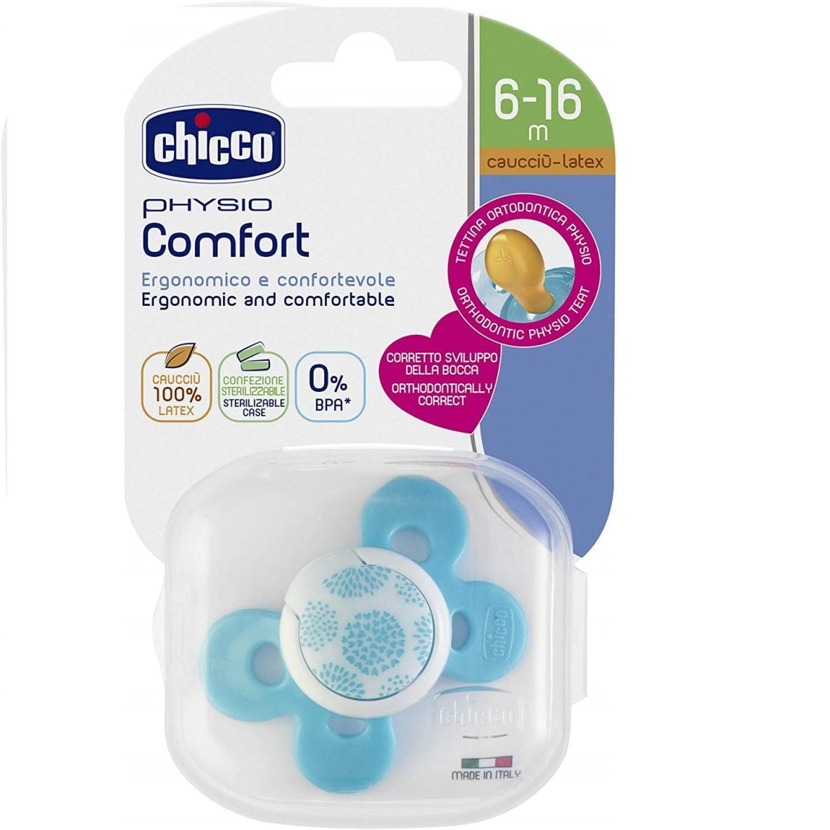 Sucette Chicco Physio Comfort Silicone 6-16m