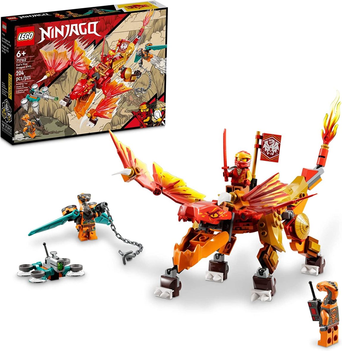 Le dragon de feu de Ninjago