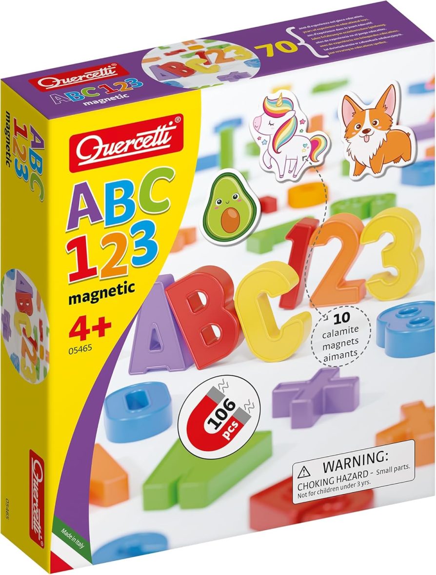 ABC 123 Magnétique Multicolore