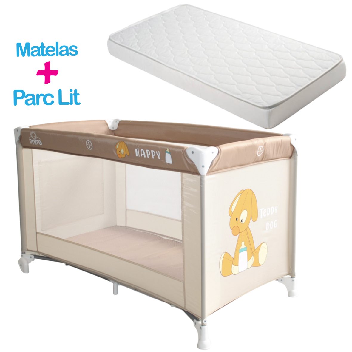 Parc lit avec matelas