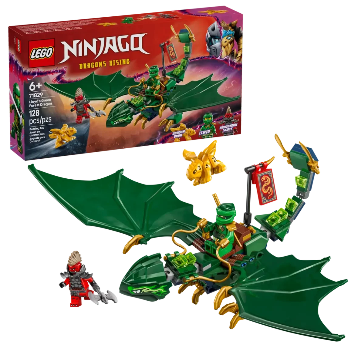 Le dragon vert de la forêt de Lloyd