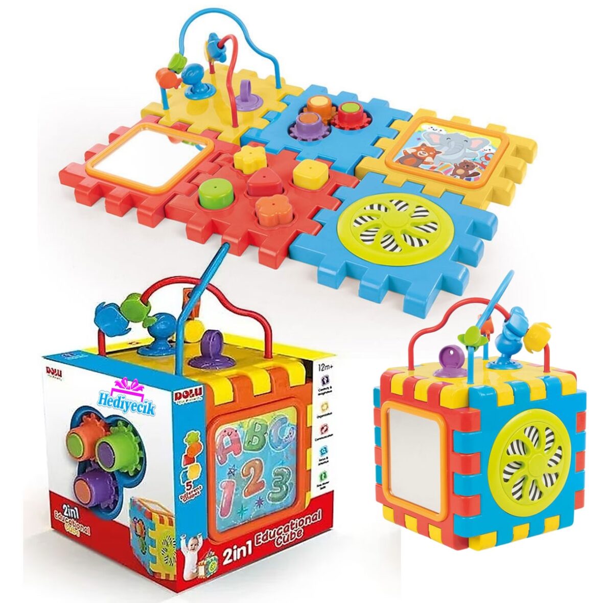 Cube et tapis 2en1