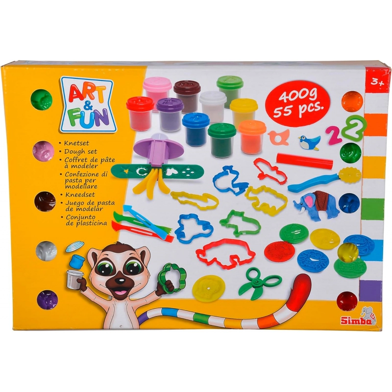 Simba art & fun mega pack pate à modeler