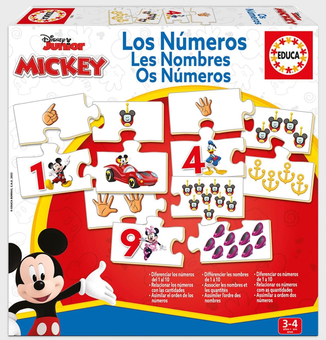 LES NOMBRES MICKEY