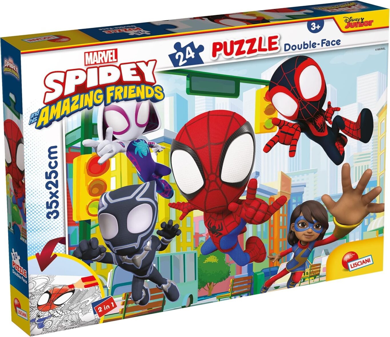 Puzzle double face 24 pcs SPIDEY