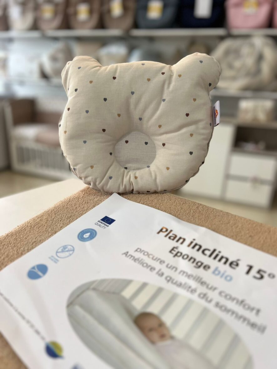 Plan Incliné Bébé + Coussin Anti-Tête Plate