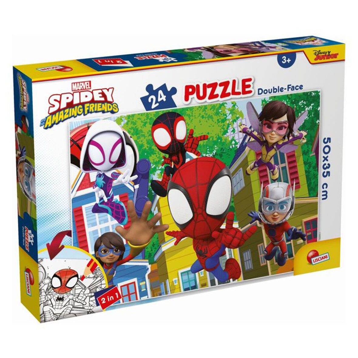 Puzzle double face 24 pcs SPIDEY