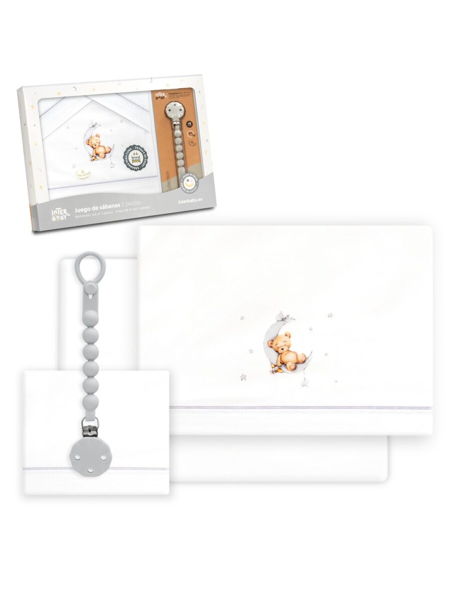 Parure de lit 3 pcs avec porte sucette