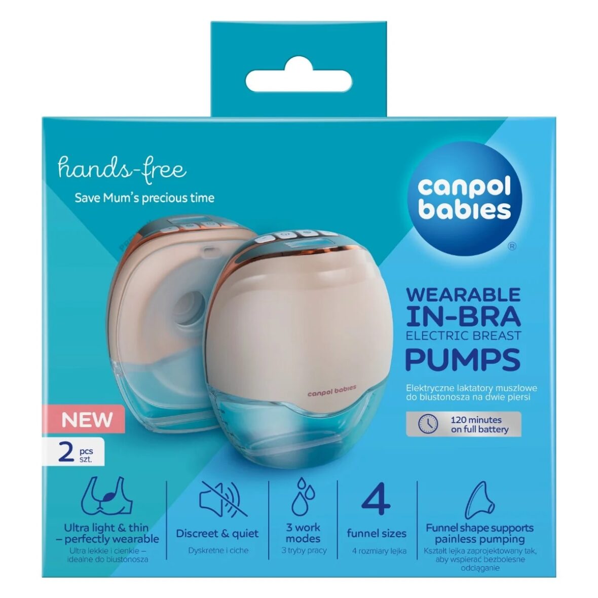 Tire lait main libre double