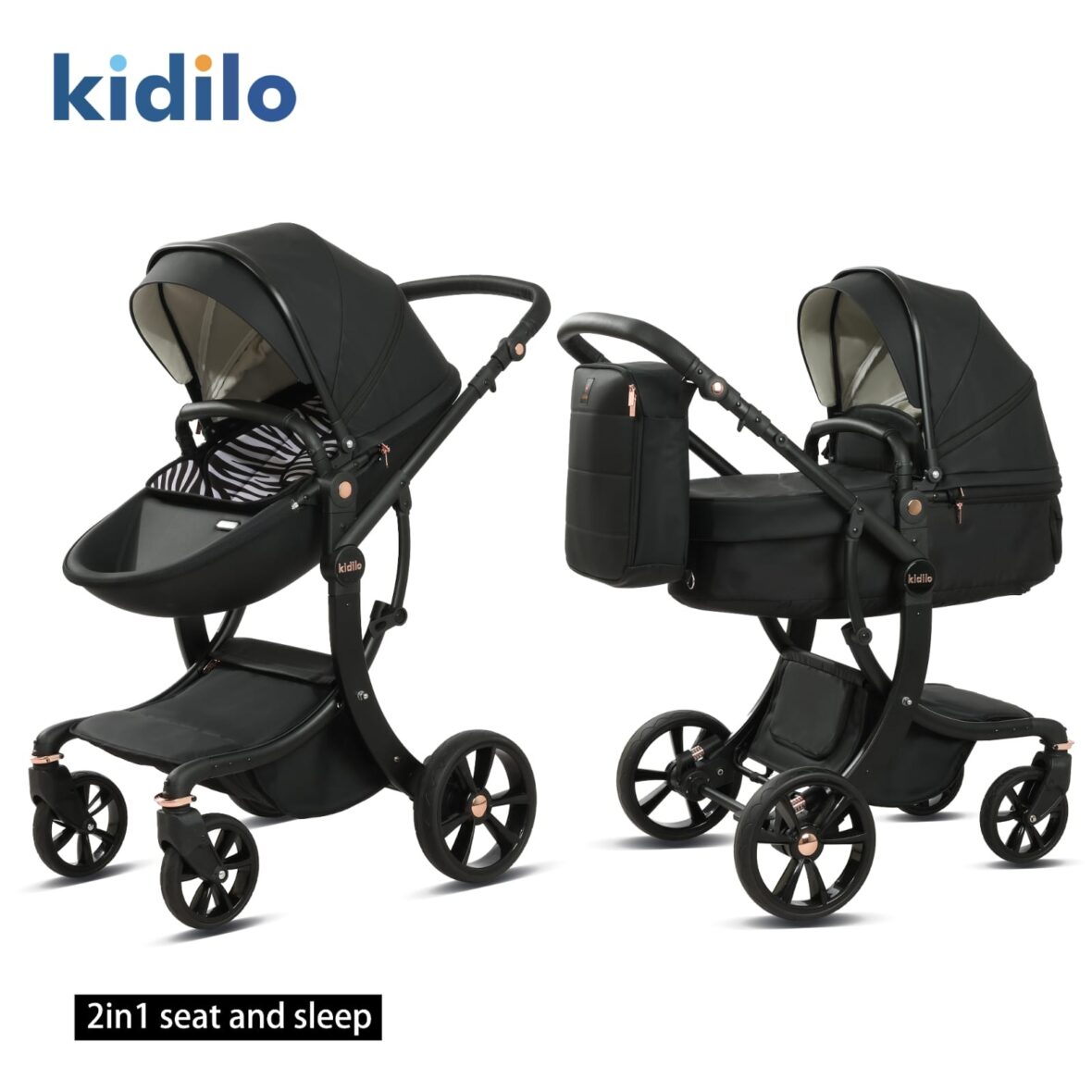 Poussette Landau Coquille 2en1