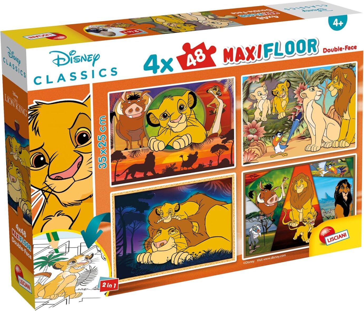Disney puzzle df maxifloor 4 x 48 Lion king